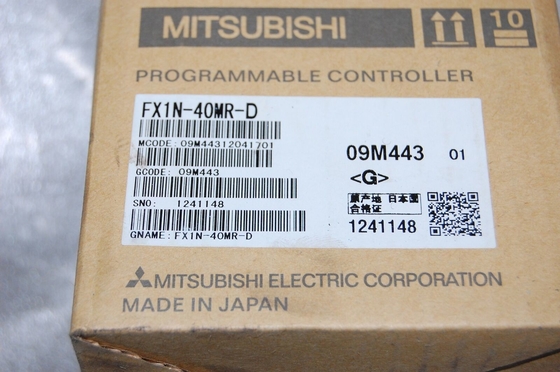 Mitsubishi FX1N-40MR-D Programmable Logic Controller Module 2A 12-24 VDC 24 Digital Inputs 16 Relay Outputs