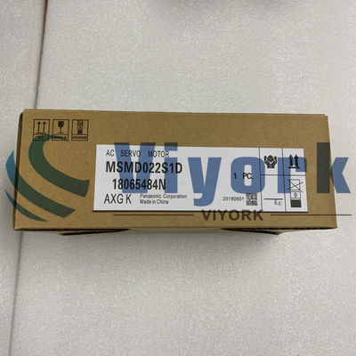 Panasonic MSMD022S1D AC SERVO MOTOR MINAS A4 SERIES LOW INERTIA 200W 200V NEW