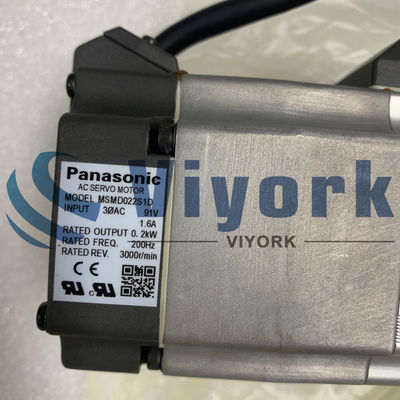 Panasonic MSMD022S1D AC SERVO MOTOR MINAS A4 SERIES LOW INERTIA 200W 200V NEW