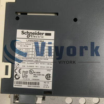 Schneider LXM32MD18N4 MOTION SERVO DRIVE LEXIUM 32 3PHASE 208-408VAC 1.8KW USED