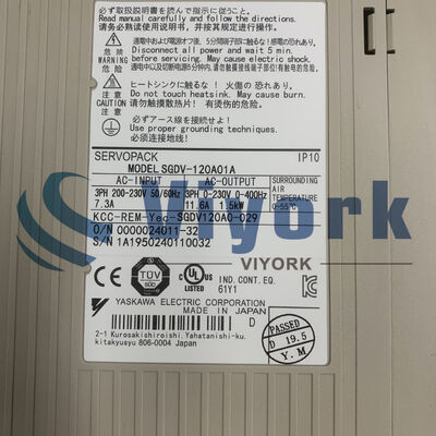 Yaskawa SGDV-120A01A SERVO DRIVE 1.5KW 3PHASE 230VAC ANALOG/PULSE NEW